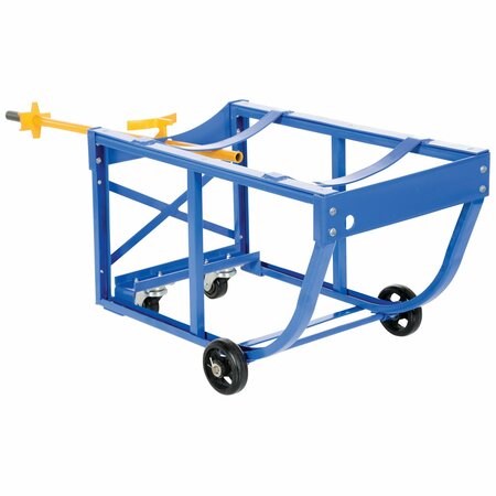 VESTIL Rotating Drum Cart, Poly, 800 lb. RDC-60-5-PU